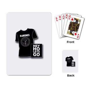  The Ramones Playing Cards Single Design