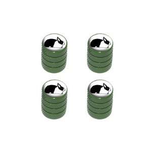 Dutch Rabbit   Tire Rim Valve Stem Caps   Green