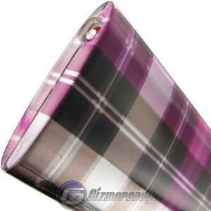   Plaid Snap On Hard Cover Apple iPod Nano 4th Generation Protector Case