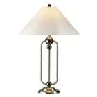   Table Lamp, 2 Pack, Brushed Nickel & Black Nickel with White Shade