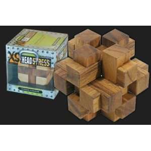   XS Head Stress Wooden Brain Teaser Puzzle (Connection): Toys & Games