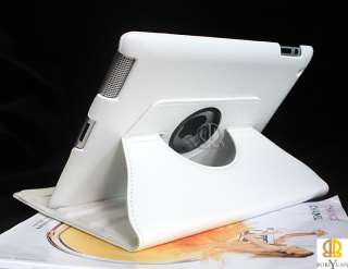 Style 360 Rotating Stand Magnetic Smart Leather Case Cover F iPad 2 