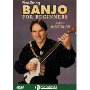  Homespun Five String Banjo For Beginners (Dvd) Musical 