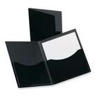   Pendaflex Corporation   Twin Pocket Folders Laminated Letter 20 Black