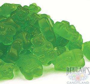 Gummi Bears Granny Smith Green Apple bulk gummi candy 1 pound  