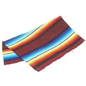  Pair of Colorful Fringed Serape Placemat