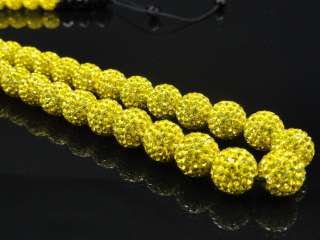 Mens Swarovski Crystal 30Inch Chain Necklace New All Yellow Fit To All 