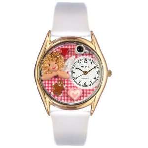  Whimsical Womens Angel Mom White Leather Watch Whimsical 