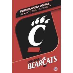  Cincinnati Bearcats 5x8 Academic Weekly Assignment Planner 