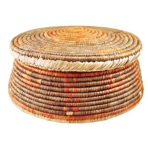   African Basket, 12 Inches,, Straw Basket, Decor for the Home, Fruit