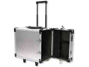 ALUMINUM CARRYING CASE+4GLASS TOP CASES/TRAYS+4INSERTS  