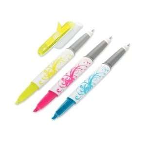   Pen and Highlighter  Assorted Colors   MMM691HLP3: Office Products