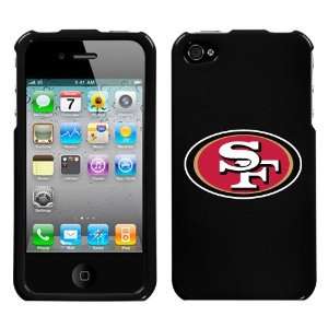 iPhone 4 San Francisco 49ers Black Snap on Superior Hard Cover