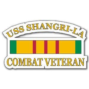  USS Shangri La Vietnam Combat Veteran Decal Sticker 3.8 6 