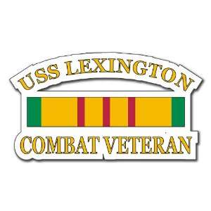  USS Lexington Vietnam Combat Veteran Decal Sticker 5.5 