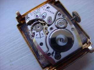 Vintage Solid 14k Gold Lord Elgin Wind Up Wrist Watch  