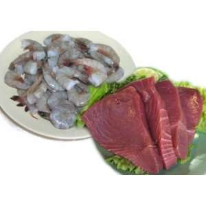 lbs. Yellow Fin Tuna Steaks and 2 lbs. Grocery & Gourmet Food