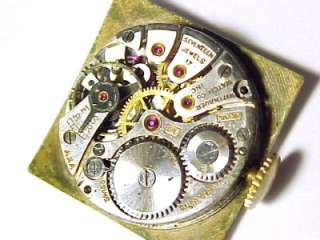 Wittnauer ~ Vintage 14KT Solid Gold Mens Wristwatch; 17 Jewels  