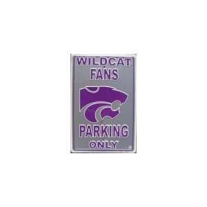  : Kansas State Wildcats Metal Parking Sign *SALE*: Sports & Outdoors