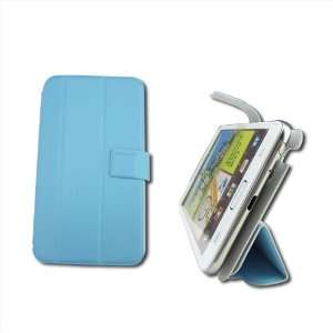  HK Blue Flip PU Leather Protector Protective Case Cover 