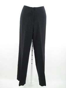 EILEEN FISHER Black Elastic Slacks Pants Trousers XS  