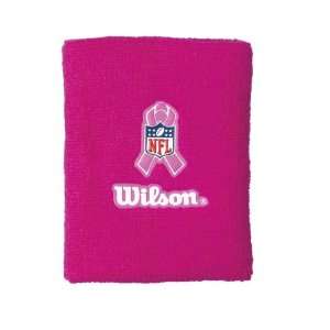   Wilson Wrist coach with Nfl Bca Logo (Pink, 5 Inch)