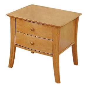   27 Inch by 23 Inch by 23 Inch End Table, Maple