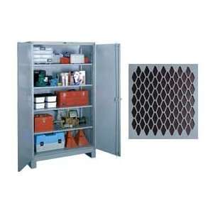  Lyon Heavy Duty Storage Cabinet 48x24x82   Gray: Home 