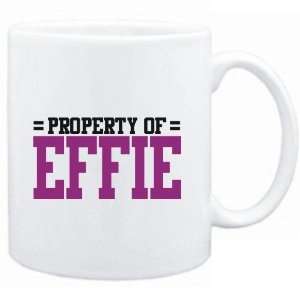  Mug White  Property of Effie  Female Names Sports 