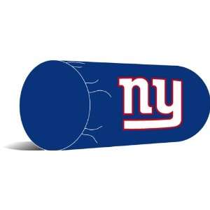 NEW YORK GIANTS 12x7 NFL beaded bolster pillow cylinder shape:  