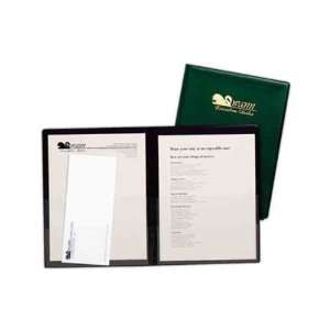  Suedene   Vinyl guest service folder with pockets and 