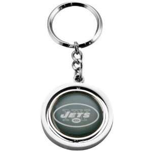  New York Jets NFL Spinner Keychain: Sports & Outdoors