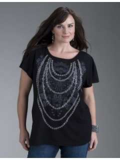 LANE BRYANT   Flutter sleeve tee customer reviews   product reviews 