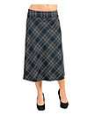 Gray Cross Pattern Skirt by alight