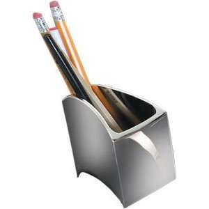  Silver Pen and Pencil Holder