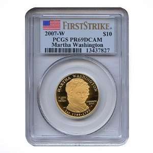  2007 W $10 Martha Washington First Spouse Gold Coin 