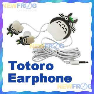 Headset 3.5mm Earphone Totoro Wire Cartoon Organize C  