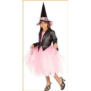  Runway Fancy Pink Witch Child Costume Medium: Toys & Games