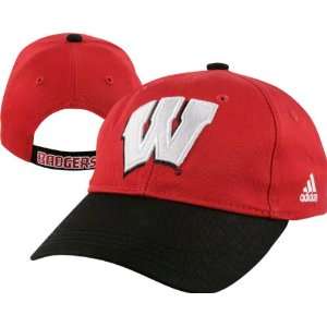  Wisconsin Badgers Toddler adidas Red Colorblock Flex Hat 