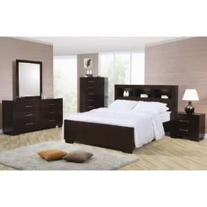   Jessica 5 Pc Bedroom Set in Light Cappuccino: Home & Kitchen