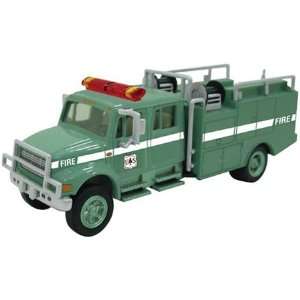  HO Crew Cab Brush Fire Truck, Green BLY205955: Toys 