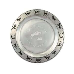  Pewtarex Horse Rim Plate 7 1/4 Inch: Kitchen & Dining