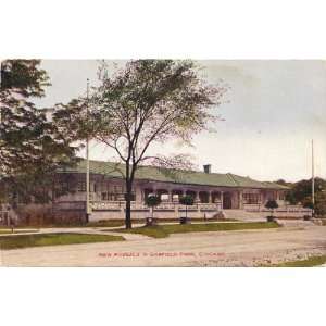 1910 Vintage Postcard New Pavilion in Garfield Park   Chicago Illinois