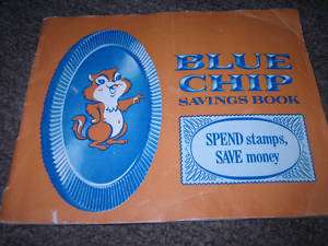 Vintage 1960s Blue Chip Savings Book ~ Rare  