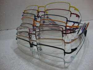 TITANIUM Half Rimless Frames Anti Reflective Reading Glasses   Quality 