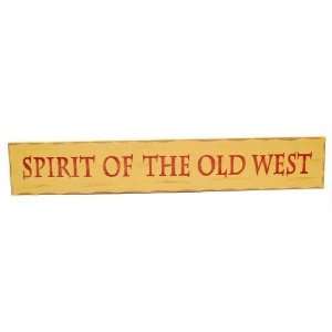 Spirit of the Old West Wood Sign 12PACK