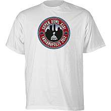 Reebok Super Bowl XLVI Mens Circle City White T Shirt   