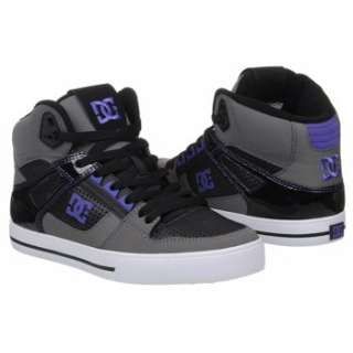 Athletics DC Shoes Mens Spartan Hi Black/Grey/Purple Shoes 
