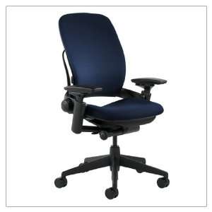 Steelcase Leap(R) Chair (v2)   Fabric, color = Navy; details = Black 