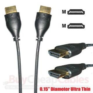   XCH606D1 Extreme High Speed Slim HDMI Cable   2 Pack (6 Feet, Black